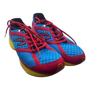 Newton Gravity Mens Athletic Running Shoes Sneakers Mens size 9 Red Yellow Blue